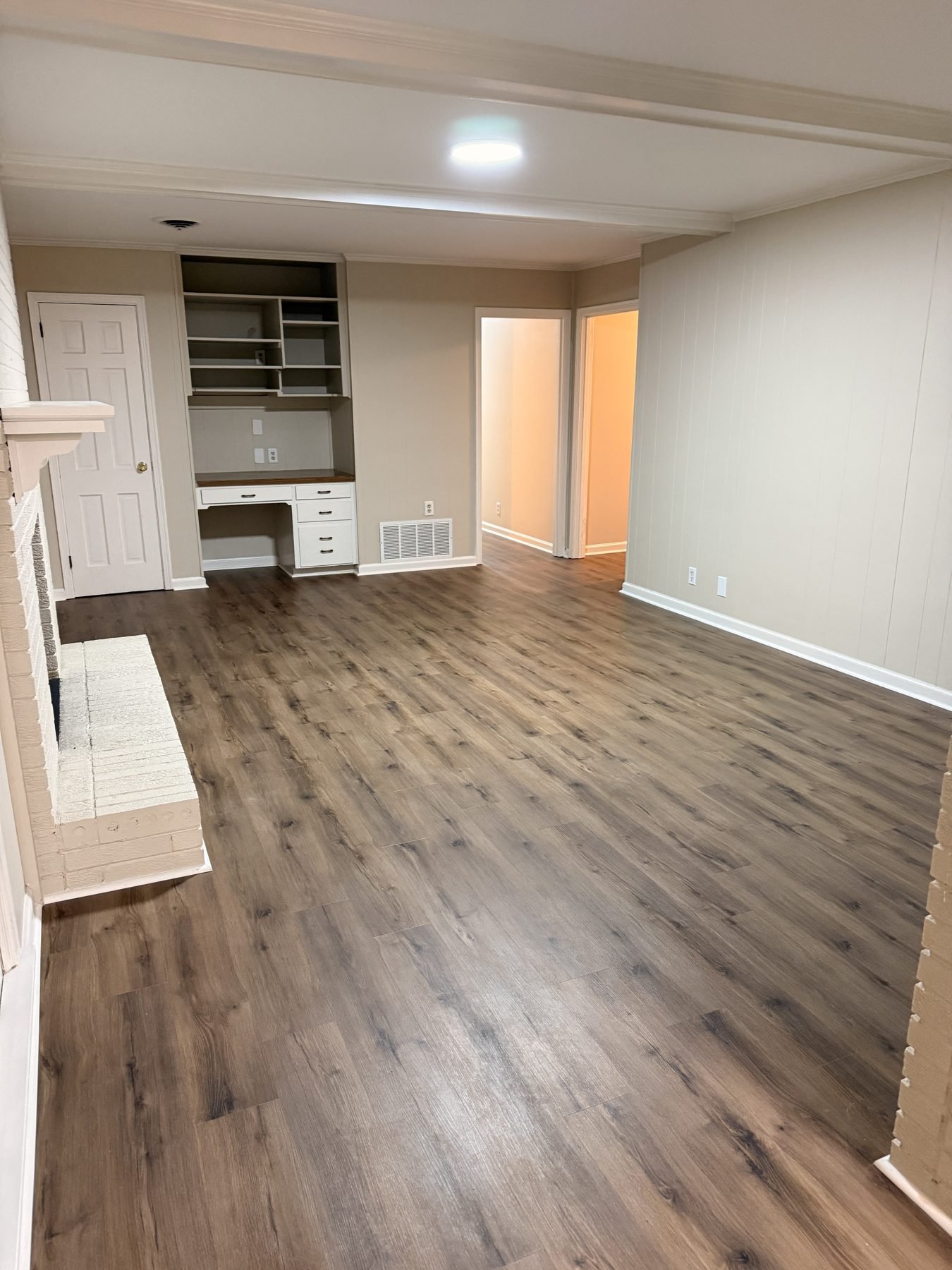 Den after renovation, The Brentwood Ranch, Brentwood, Montgomery