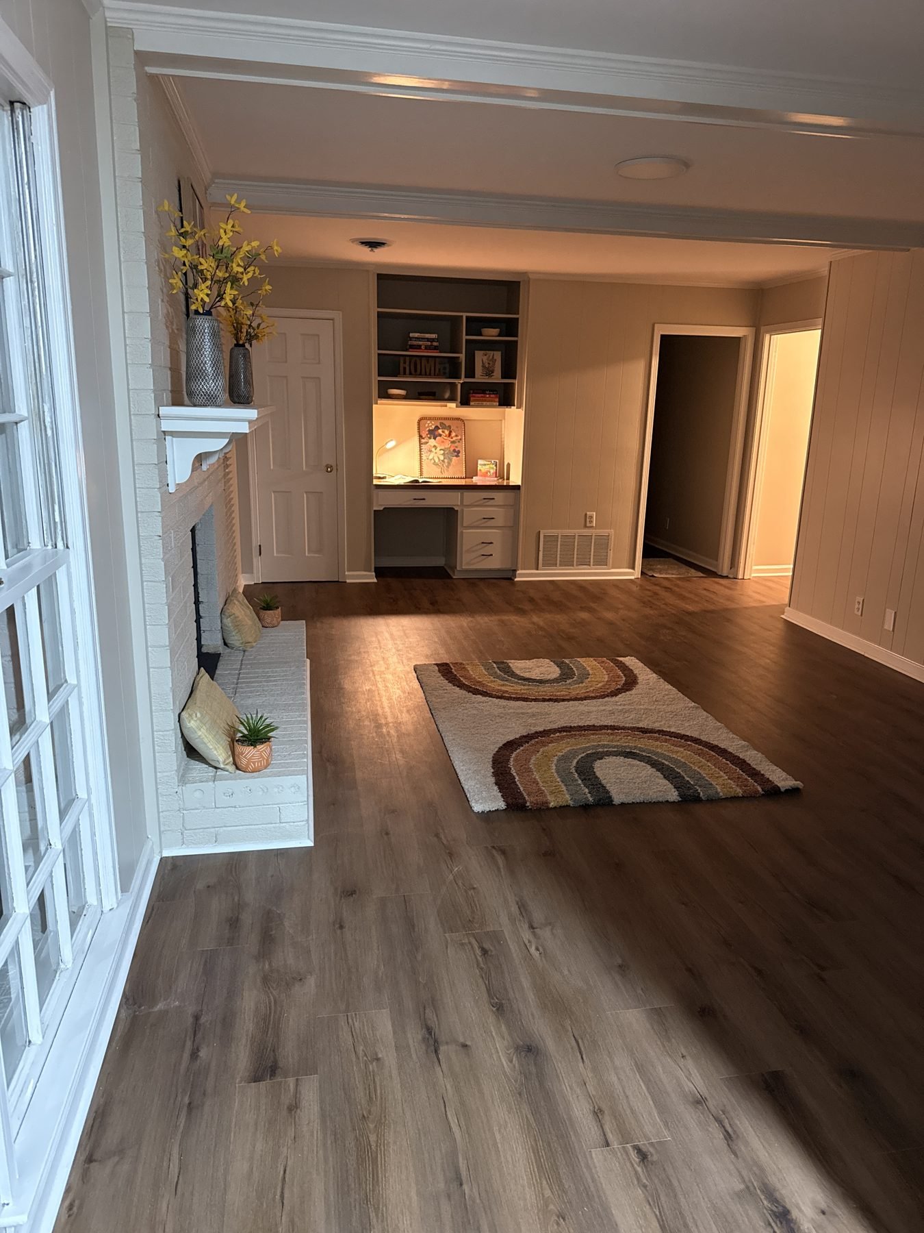 Living room after renovation, The Brentwood Ranch, Brentwood, Montgomery