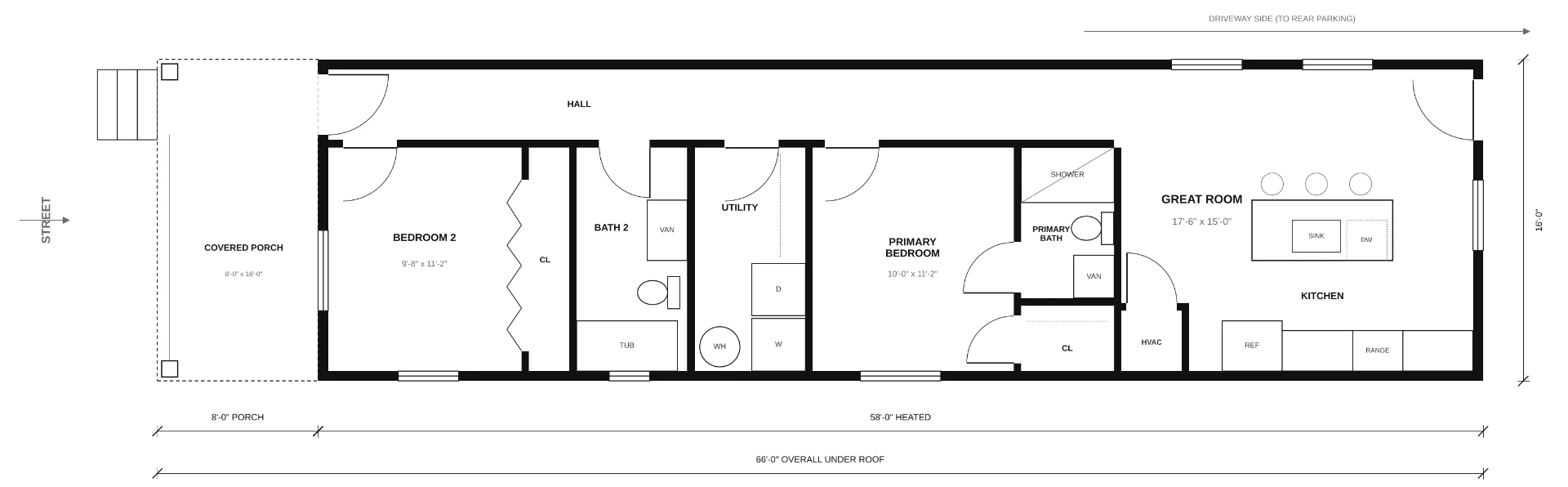 Floor plan of The Walker