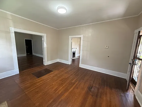 D Nixon Ave original hardwood floors after renovation