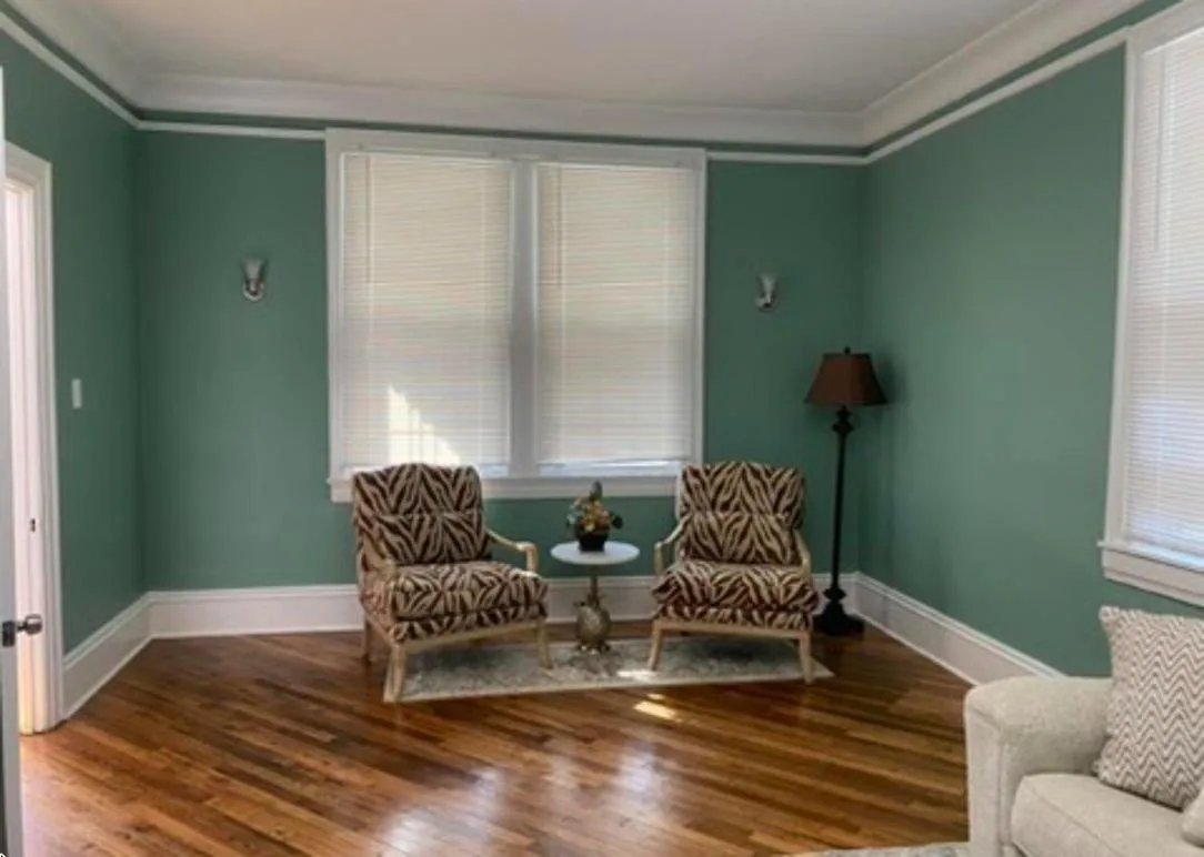 Sitting area after renovation, The Magnolia House, Tuskegee Institute, Tuskegee