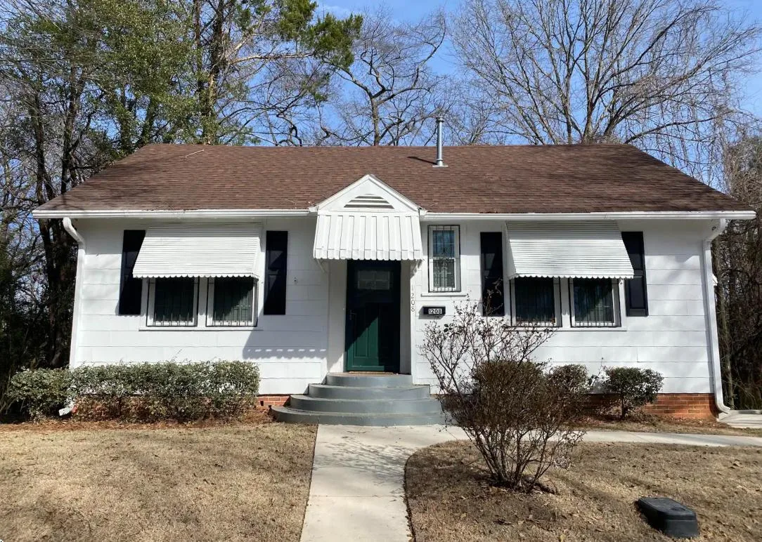 Front exterior after renovation, The Magnolia House, Tuskegee Institute, Tuskegee